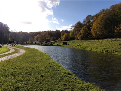 Lundum Lystfiskersø oktober 2024.