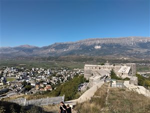 Det gamle slot i Gjirokastër.