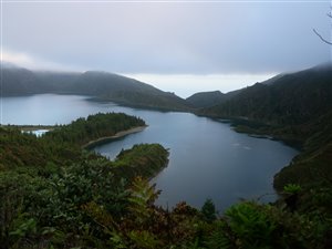 Søen Lagoa do Fogo.